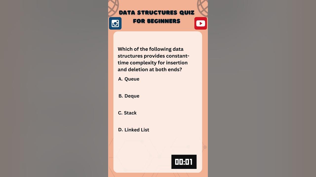 Data Structures Quiz for Beginners: Do You Know FIFO? #python #java # ...