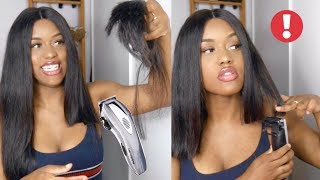 Je Tente De Faire Mon Carré Avec Une Tondeuse Lakihair