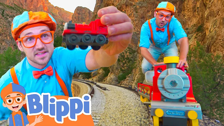 Blippi Plays On A Train! |  Blippi and Meekah Best Friend Adventures | Educational Videos for Kids