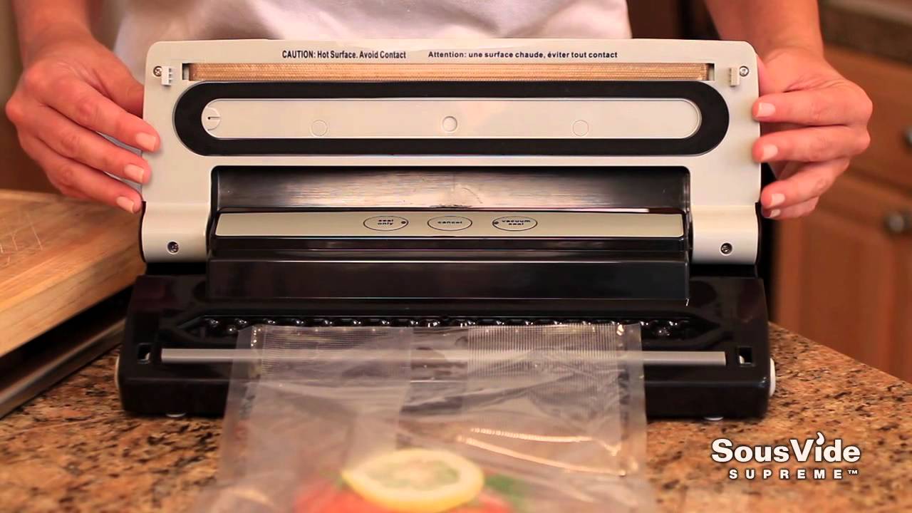 SousVide Supreme Vacuum Sealer with 12 Cooking Pouches