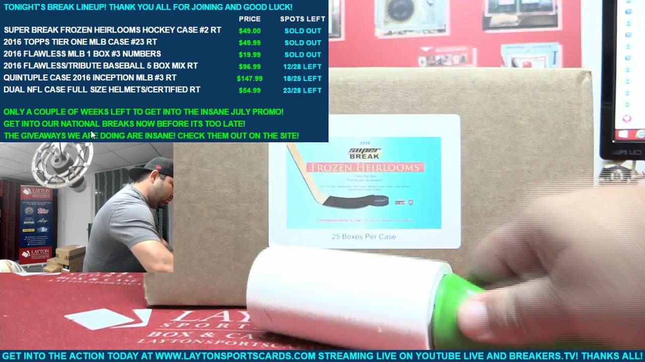 layton sports cards live! youtube layton sports cards live!