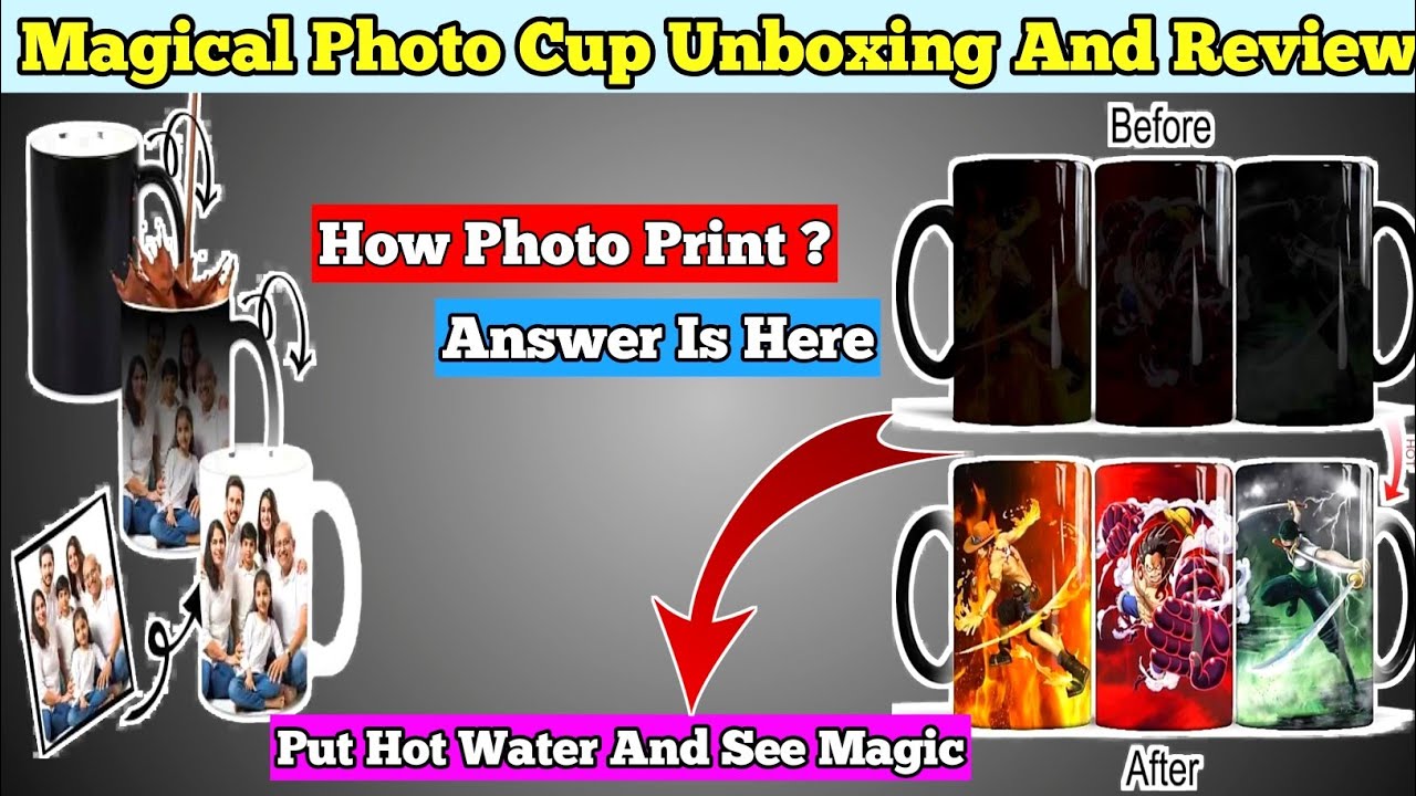 Magical Photo Cup | Magic Mug | Unboxing And Review | Flipkart | SouL FuN