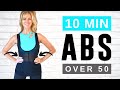 10 Minute AB WORKOUT For Women Over 50 | Reduce Belly Fat Fast!