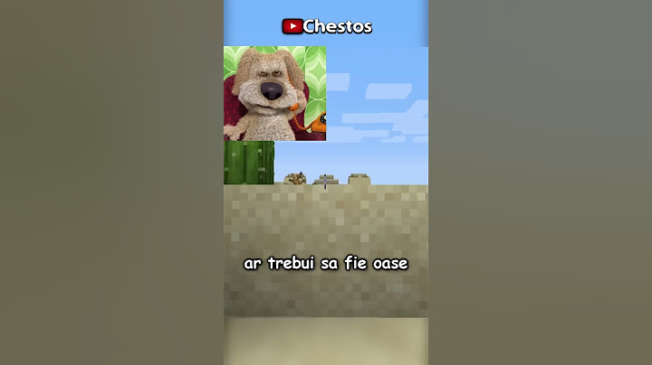 Minecraft dar fac ce spune Ben...DIN NOU...