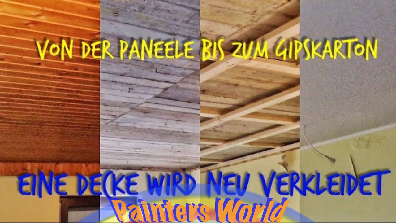 Holzdecke Verkleiden - Decke Verkleiden Selbst De