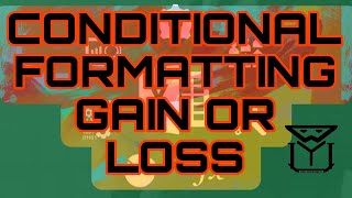 EXCEL TRICKS, CONDITIONAL FORMATTING, GAIN OR LOSS #excel #exceltutorial #exceltips #tagalogtutorial