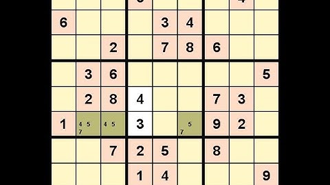 How to Solve Los Angeles Times Sudoku Impossible May 10, 2020