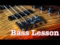 Concrete and Clay bass lesson - Martin Plaza