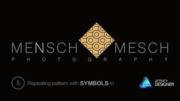 #05 Affinity Designer - WYSIWYG seamless repeating pattern with Symbols [English UI]