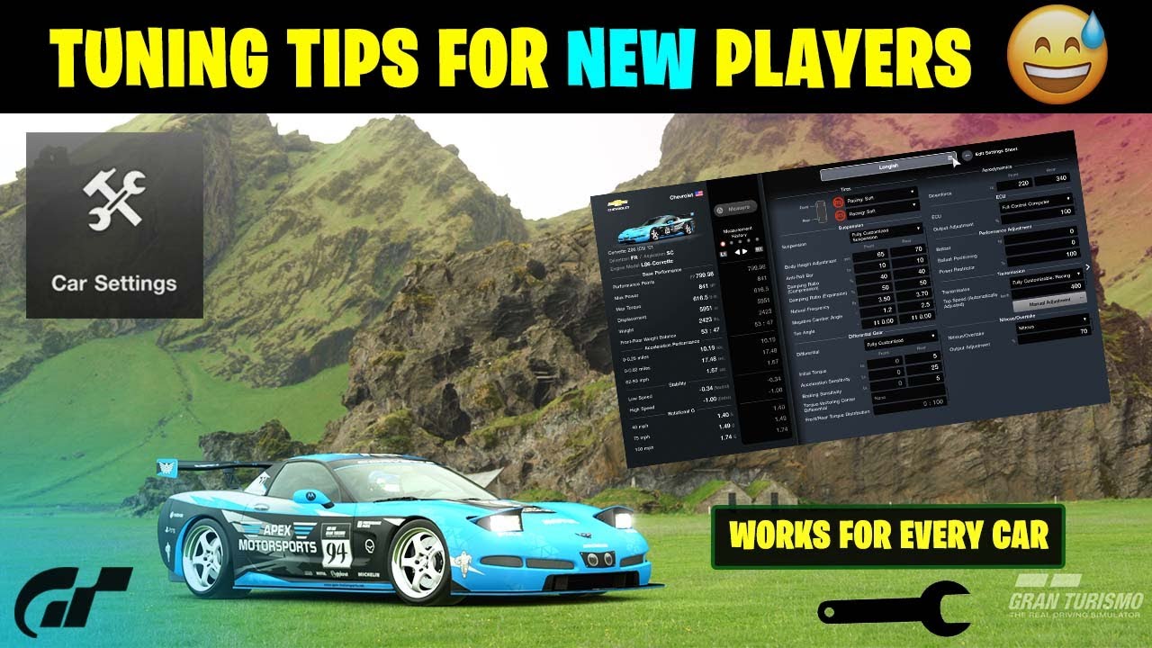 Gran Turismo 7 - Tuning for Beginners! VERY Easy - Works on Every Car