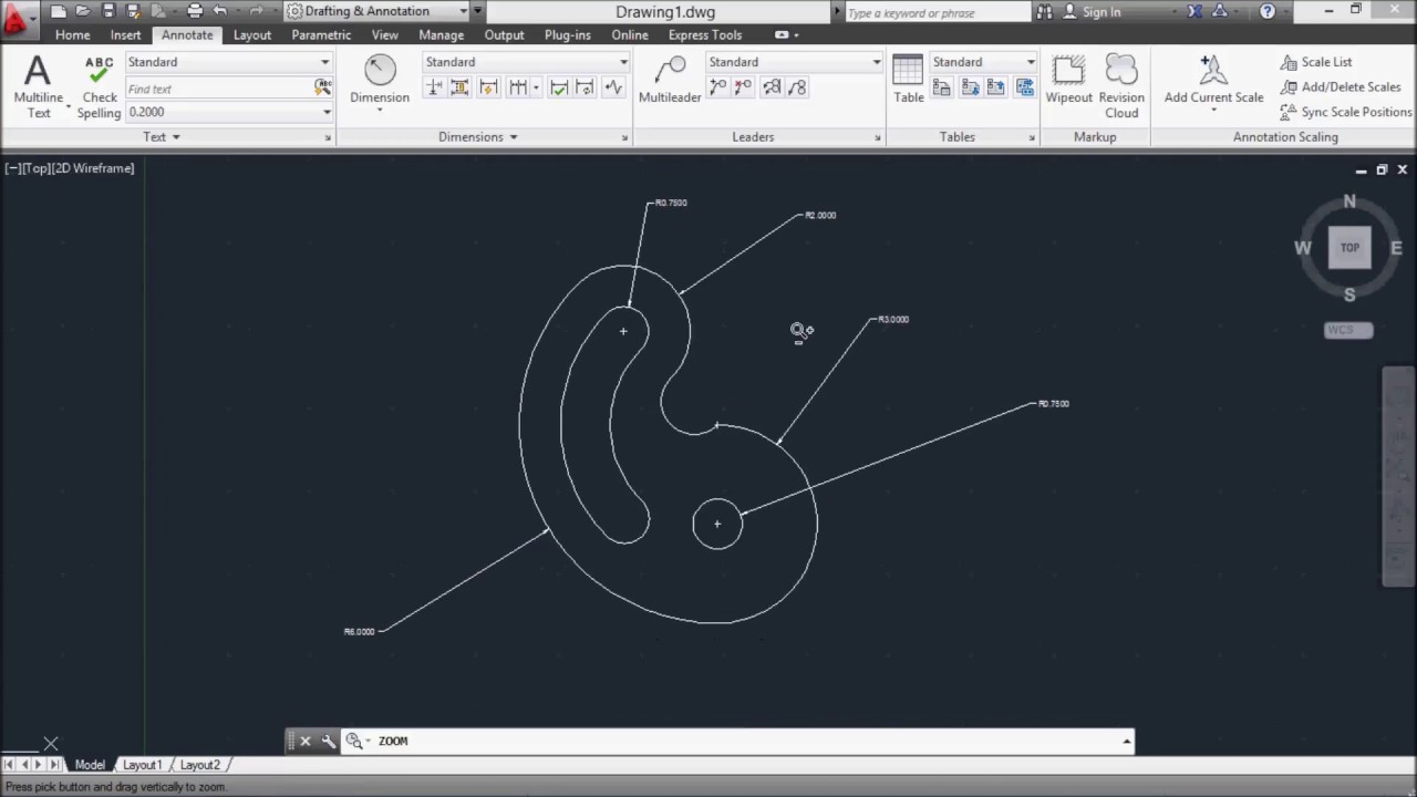 AutoCAD TUTS Simple 2D Drawings Tutorial YouTube