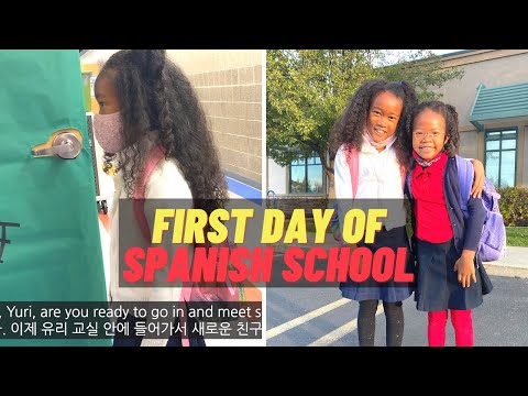 First <strong>Day</strong> of Spanish <strong>School</strong> | Blasian Girls Transferred to a Bilingual <strong>School</strong>