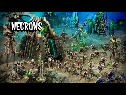 Видео: NECRONS — Обзор модельного ряда Некрон (WARHAMMER 40000)