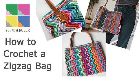 How to Make a Crochet Zigzag Bag