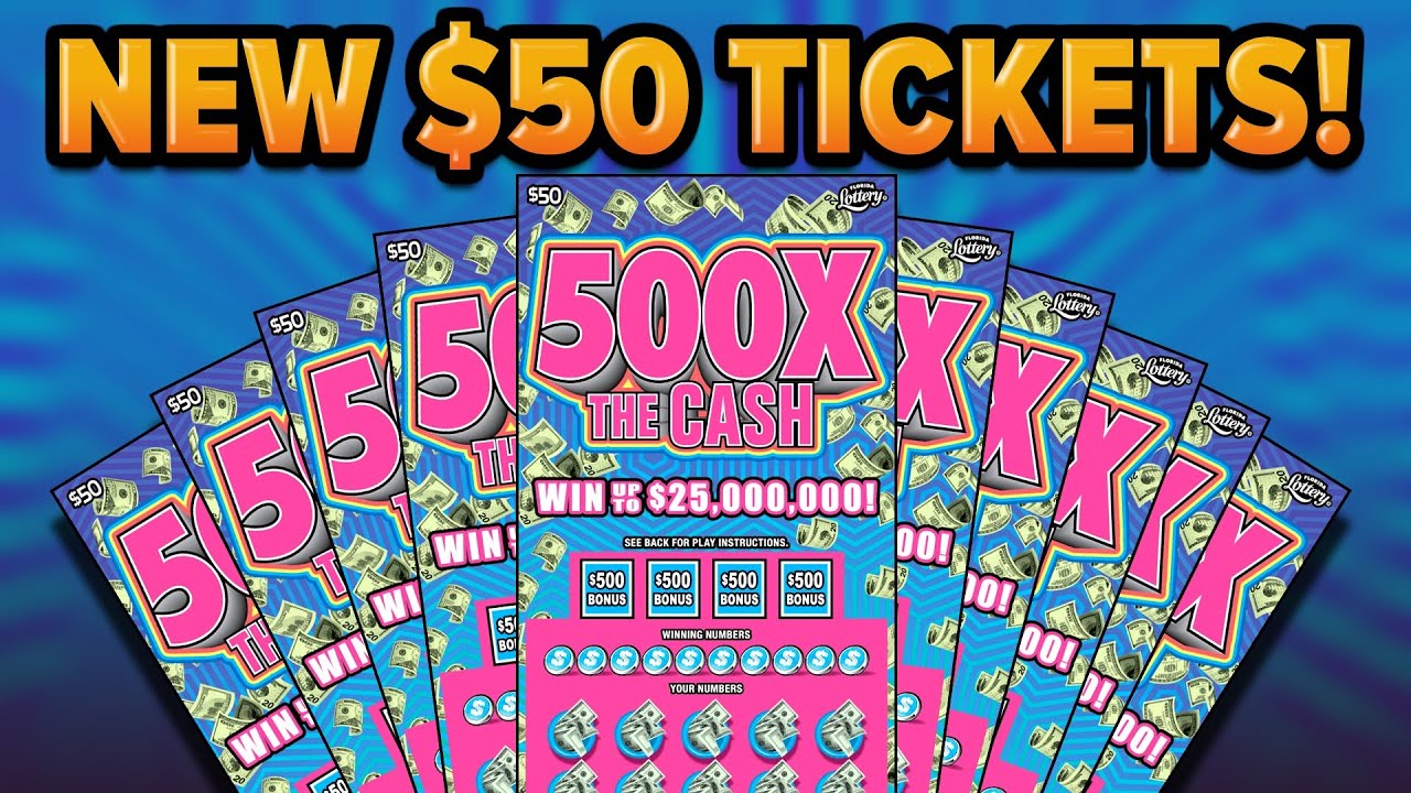 Brand New Florida $50 Scratch Offs! $500 In 500X The Cash Tickets!