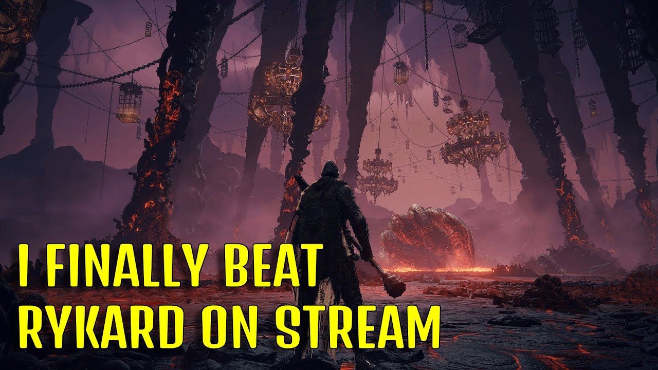 I finally beat Rykard on stream! - First time playthrough - YouTube