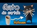 GATO de cartón * Manualidades de HALLOWEEN