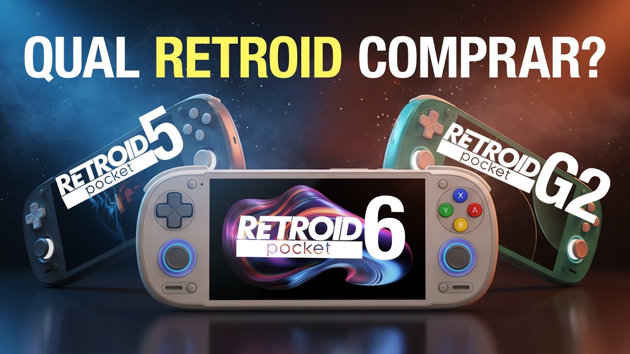 Retroid Pocket 6 vs Pocket 5 vs Pocket G2: qual é melhor?