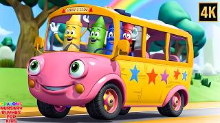 Wheels On The Bus Go Round   Baby Songs &amp; Learning Rhymes for Kids