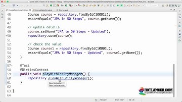 055 Step 11   Playing with Entity Manager