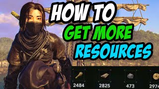 Assassins Creed Shadows How to get Wood, Crops, Mineral (Get More Resources)