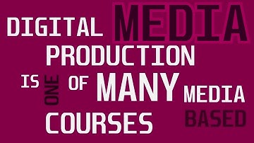 Digital Media Production at Sheffield Hallam University