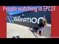 4K EPCOT People Watching Walt Disney World Disney Monte Mouse Mom
