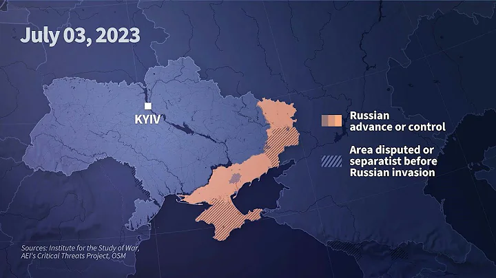 Animated map shows almost 500 days of Russia's invasion of Ukraine | AFP - DayDayNews