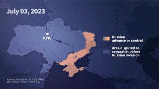 Animated map shows almost 500 days of Russia's invasion of Ukraine | AFP