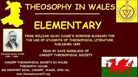 Elementary; A definition from William Quan Judge