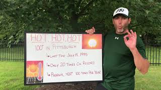 WhiteBoard Weather Wisdom Fun Fact: How Often Pittsburgh Hits 100 Degrees
