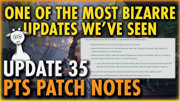 Soooo many nerfs :( Update 35 PTS Patch Notes | Lost Depths DLC | ESO