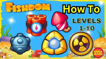Fishdom How To Play Level 1 10 - Step by Step for Fishdom beginners