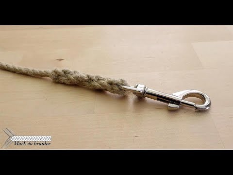 Attaching rope onto objects- back splice 