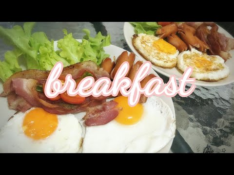 จานนี้ไม่ถึงร้อย | อาหารเช้าแบบฝรั่งๆ breakfast นะฮ้า