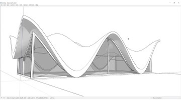 3d modeling Bosjes Chapel by Stein Studio using Sketchup