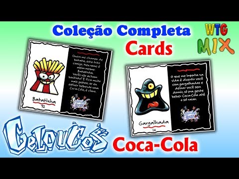 Coleção Completa Gelo-Cósmicos do Mau P02/ Hielocos Aliens - Monstros 41 a  60 Coca-Cola #Nostalgia 