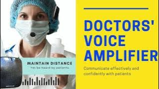Wireless Voice amplifier Loudspeaker Microphone with Speaker for Doctors Communication with Patients