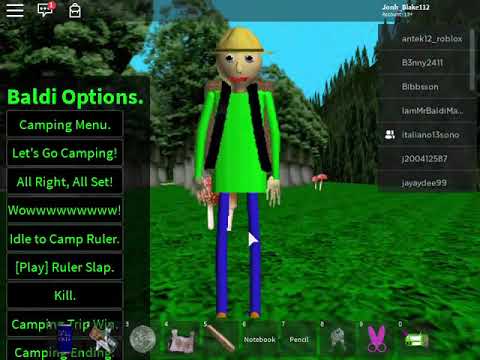 Roblox Baldi S Basics 3d Morph Rp Video A Caso Di Jonh Youtube - special play as mcbaldi the weird side of roblox