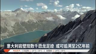 意大利岩壁现数千恐龙足迹 或可追溯至2亿年前【2025.12.18 八度空间午间新闻】