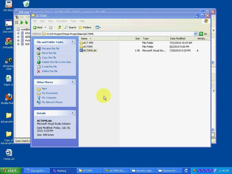 ACTSMS - Thesis Project
