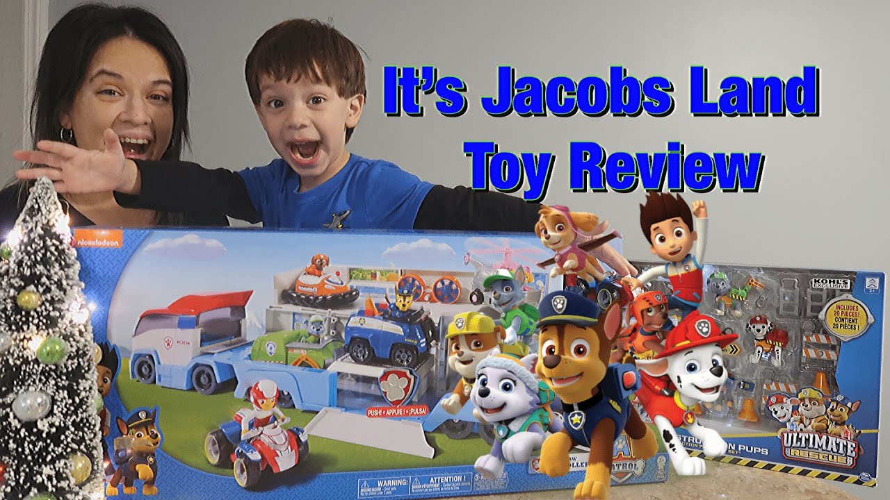 Jacobs First Toy Review PAW PATROL YouTube