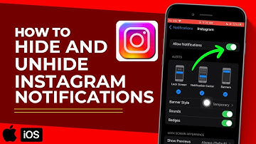 How To Hide And Unhide Instagram Notifications (Lockscreen And Notification Center)