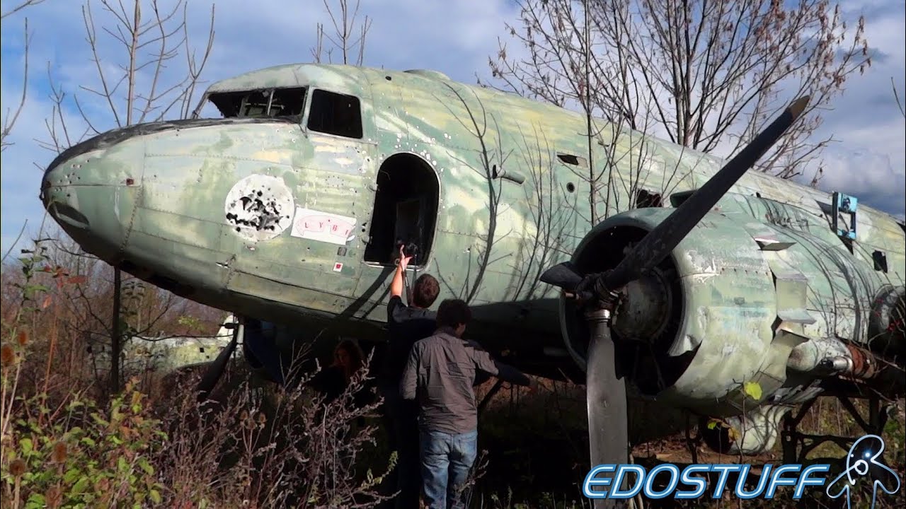 Abandoned Douglas C-47B Dakota - Željava Airbase 2013 HD - YouTube