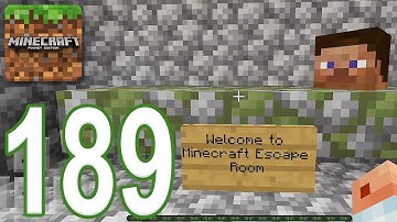 Minecraft: PE - Gameplay Walkthrough Part 189 - Escape Room (iOS, Android)