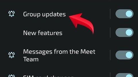 How to turn on off group update notification in Google meet, google meet mein group update notificat