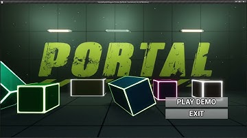 UE4 showcase Portal Game Marketplace (V1.1)