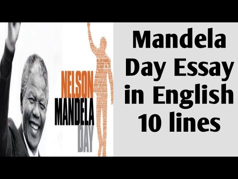 write essay on nelson mandela