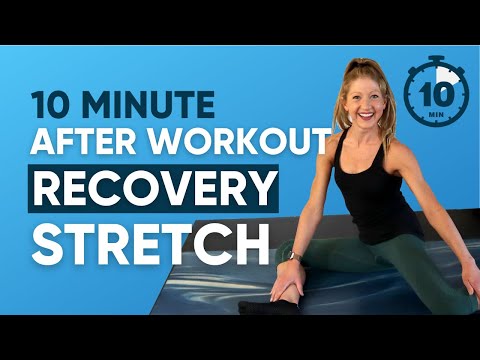 10 minute After Workout Recovery Stretch. Best Stretches To Do After Exercise Routine