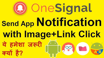 Send App Notification with Image and Link using One Signal  Component | Makeroid Push Notification